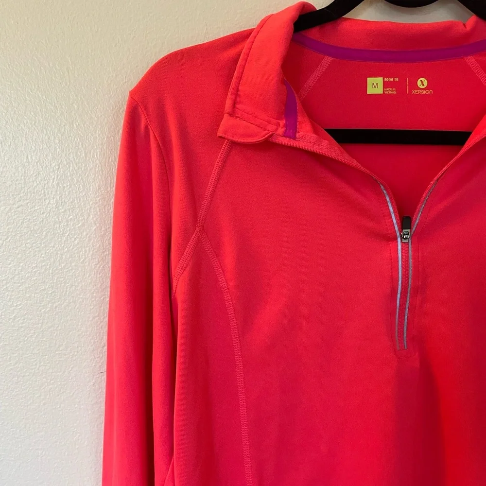 Xersion | Pink Quarter-Zip Pullover | Size Medium - Picture 2 of 8